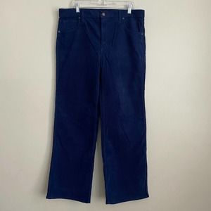 Gap 33/16 Regular Vintage Navy Flare High Rise Long Pants